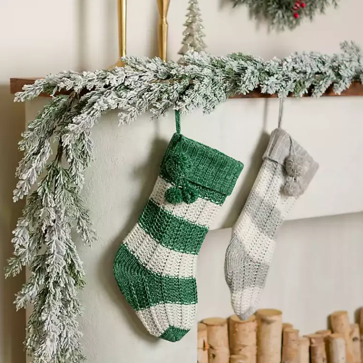 Snowy Pine Garland Arrangements & Greenery