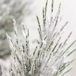 Best Snowy Potted Mini Pine Trees, Set of 2 Christmas Arrangements & Garland