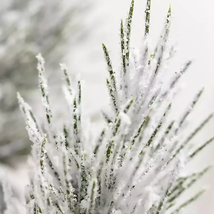 Best Snowy Potted Mini Pine Trees, Set of 2 Christmas Arrangements & Garland