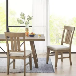 Kirklands Home Dining Chairs|Sofia High Back Dining Chairs, Set of 2 Gray