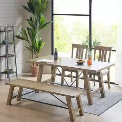 Kirklands Home Dining Chairs|Sofia High Back Dining Chairs, Set of 2 Gray