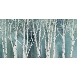 Kirklands Home Canvas Art|Soft Birch on Blue Canvas Art Print