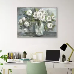 Kirklands Home Framed Art|Soft Blooms Still Life Framed Wall Art