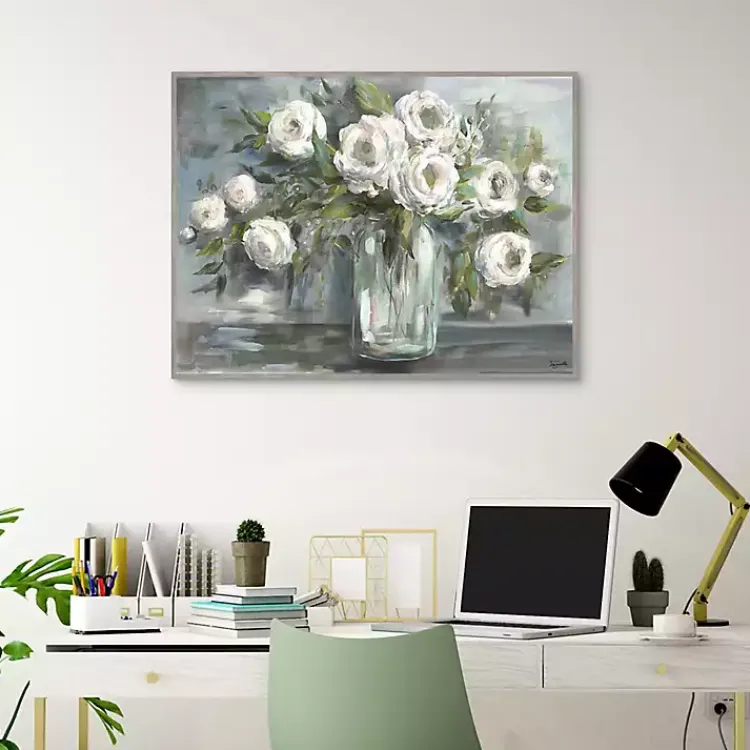 Kirklands Home Framed Art|Soft Blooms Still Life Framed Wall Art