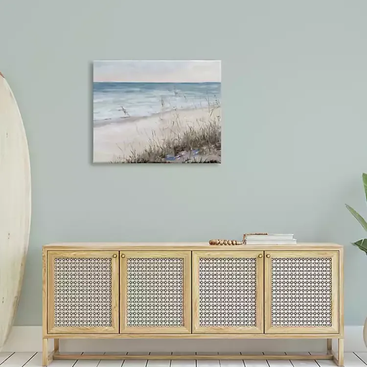 Kirklands Home Canvas Art|Soft Beach Canvas Art Print, 40x30 Blue