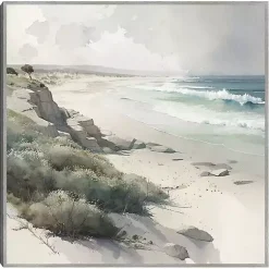 Kirklands Home Canvas Art|Soft Coastal II Framed Canvas Art Print