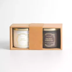 Outlet Soft Cotton & Golden Gardenia 2-pc. Candle Set Candles