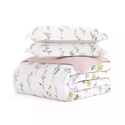 Kirklands Home Duvets|Soft Floral Reversible 3-pc. King Duvet Cover Set