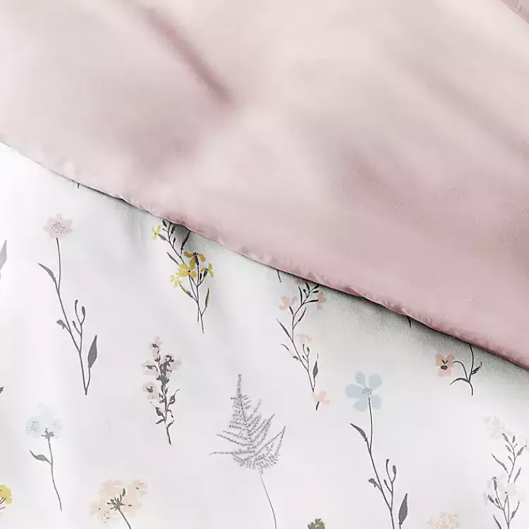 Kirklands Home Duvets|Soft Floral Reversible 3-pc. King Duvet Cover Set