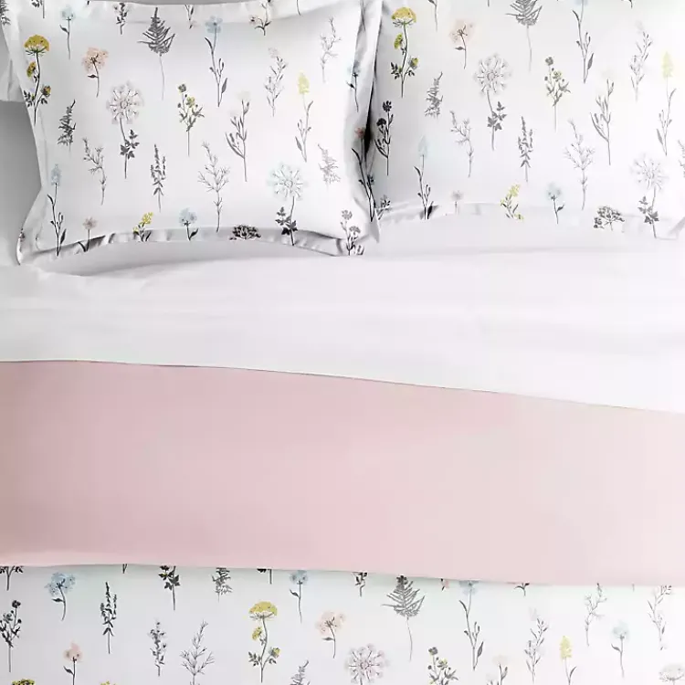 Kirklands Home Duvets|Soft Floral Reversible 3-pc. King Duvet Cover Set