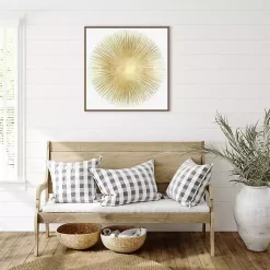 Kirklands Home Canvas Art|Soft Gold Sunburst I Canvas Art Print