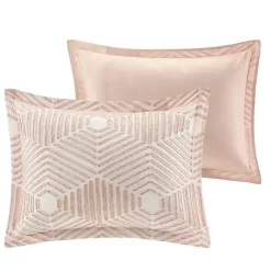 Kirklands Home Comforters|Soft Pink Tufted King 3-pc. Comforter Set