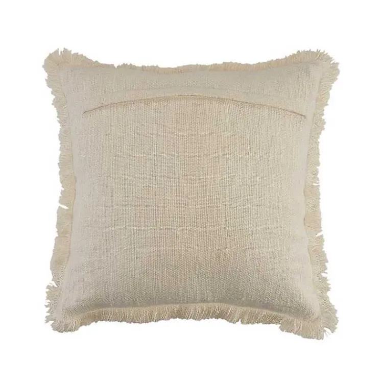 Solid Fringe Accent Pillow Pillows