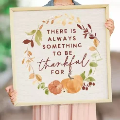 Online Something to Be Thankful For Framed Wall Plaque Fall