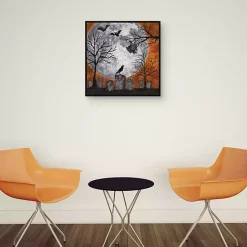 Discount Something Wicked Framed Canvas Art Print Halloween