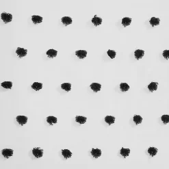 Kirklands Home Curtains & Drapes|Sophie Black Pom Pom Curtain Panel, 63 in.