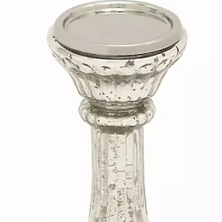 Sale Speckled Mercury Glass Pillar Holders, Set of 3 Candle Holders