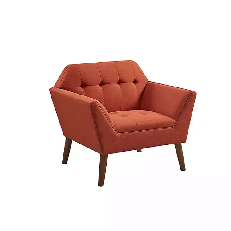 Kirklands Home Accent Chairs|Spice Button Tufted Accent Chair Red