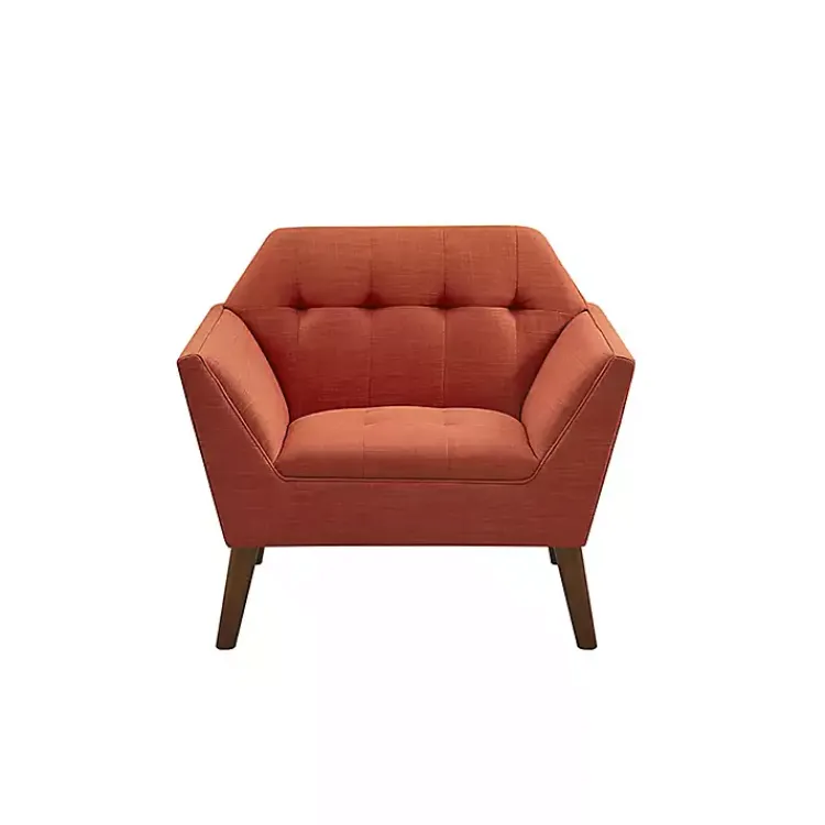 Kirklands Home Accent Chairs|Spice Button Tufted Accent Chair Red