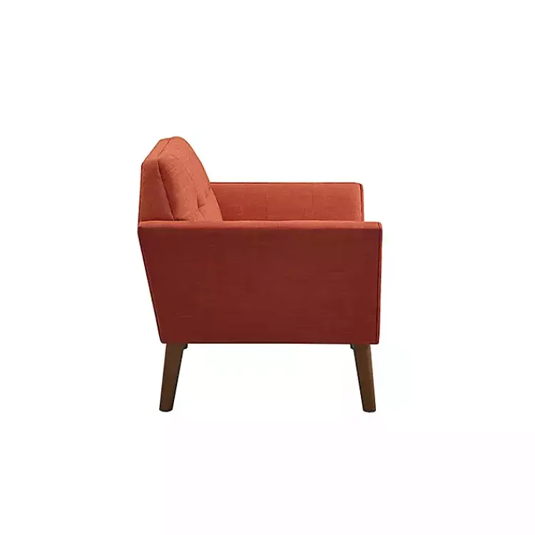 Kirklands Home Accent Chairs|Spice Button Tufted Accent Chair Red