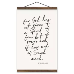 Kirklands Home Wall Quotes & Signs|Spirit of Power Wall Hanger