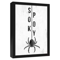 Sale Spooky Spider Halloween Framed Canvas Art Print Halloween