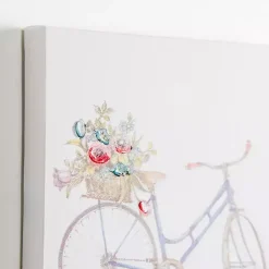Kirklands Home Canvas Art|Spring Bicycles Canvas Art Prints, Set of 2