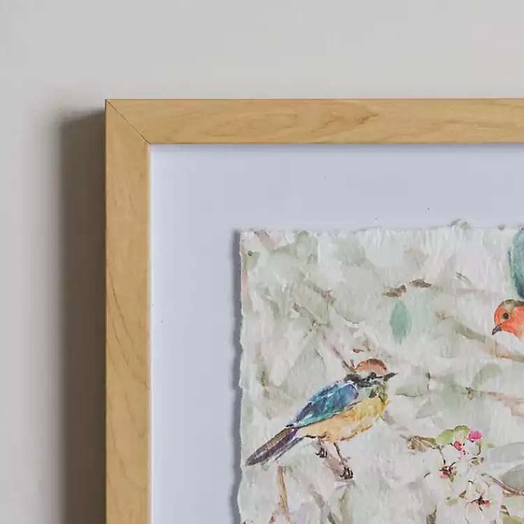 Kirklands Home Framed Art|Spring Birds on Branch Framed Art Prints, Set of 2