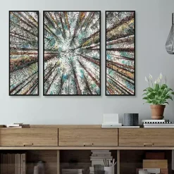 Kirklands Home Canvas Art|Spring Heights Framed Canvas Art Prints, Set of 3 Multi