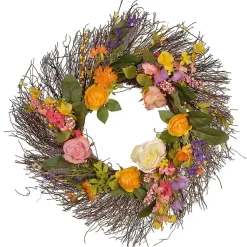 Clearance Spring Wildflower Wreath Wreaths