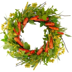 Online Springtime Carrots Easter Wreath Wreaths