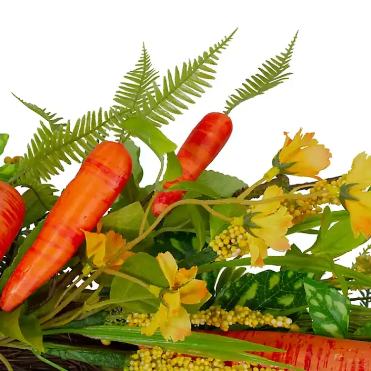 Online Springtime Carrots Easter Wreath Wreaths