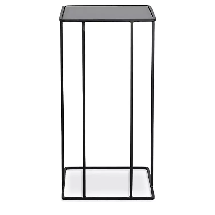 Kirklands Home Accent & End Tables|Square Camus Accent Table Black