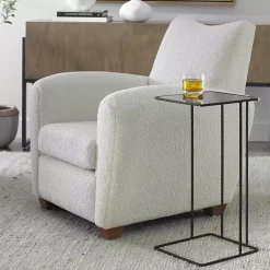 Kirklands Home Accent & End Tables|Square Camus Accent Table Black