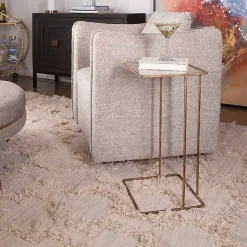 Kirklands Home Accent & End Tables|Square Camus Accent Table Gold