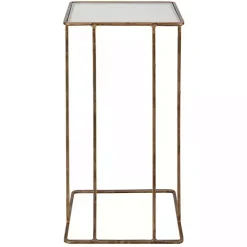 Kirklands Home Accent & End Tables|Square Camus Accent Table Gold