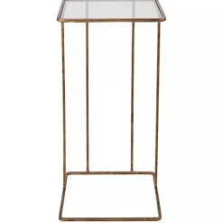 Kirklands Home Accent & End Tables|Square Camus Accent Table Gold