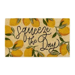 Kirklands Home Doormats|Squeeze the Day Coir Doormat