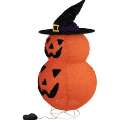 Hot Stacked Jack O Lanterns Outdoor Halloween Décor Halloween