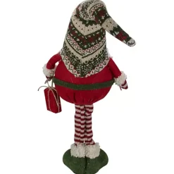 Outlet Standing Girl Gnome Christmas Figurine Christmas Decorations