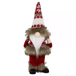 Standing Gnome with Knitted Christmas Outfit Christmas Decorations