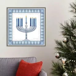 Discount Star of David Menorah Hanukkah Wall Art Hanukkah Decorations