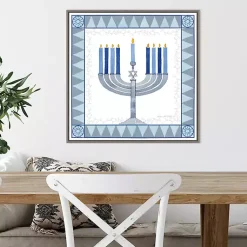 Discount Star of David Menorah Hanukkah Wall Art Hanukkah Decorations