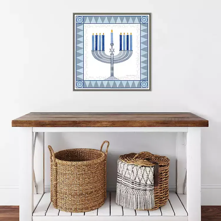 Discount Star of David Menorah Hanukkah Wall Art Hanukkah Decorations