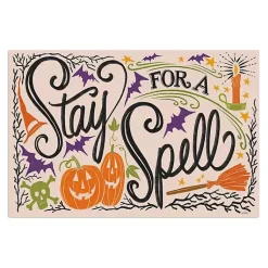 Clearance Stay For A Spell Halloween Wall Plaque Halloween