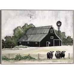 Kirklands Home Canvas Art|Stay or Go Framed Canvas Art Print