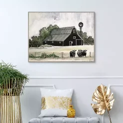 Kirklands Home Canvas Art|Stay or Go Framed Canvas Art Print