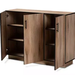 Kirklands Home Cabinets & Sideboards|Stella Contemporary Oak 3-Door Sideboard