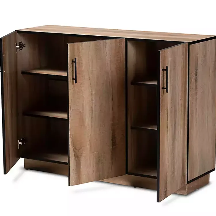 Kirklands Home Cabinets & Sideboards|Stella Contemporary Oak 3-Door Sideboard