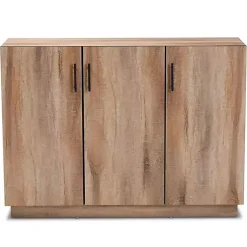 Kirklands Home Cabinets & Sideboards|Stella Contemporary Oak 3-Door Sideboard